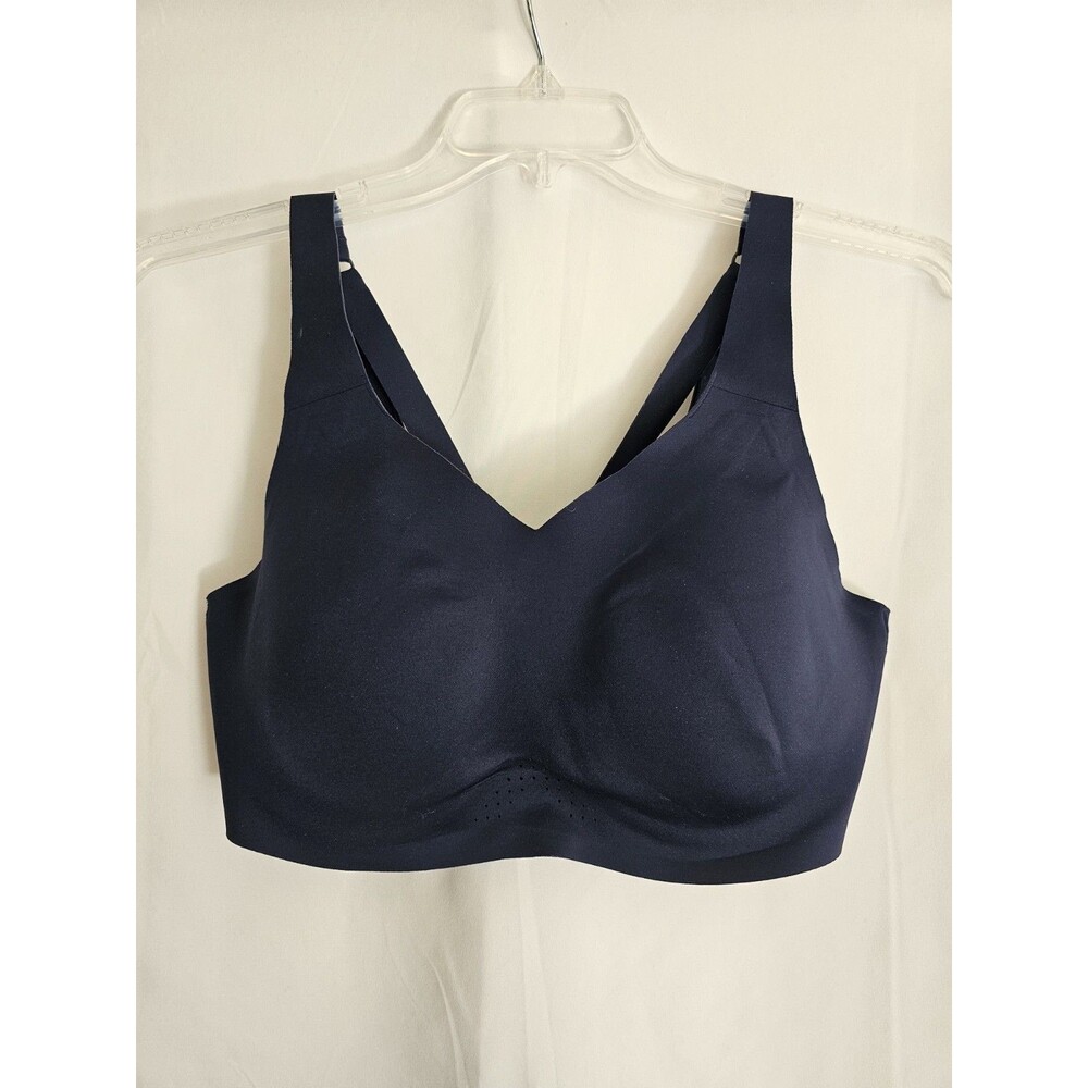 Brooks Navy Sports Bra High Support Running Underwire Bra Womens Size 38E - Picture 11 of 13